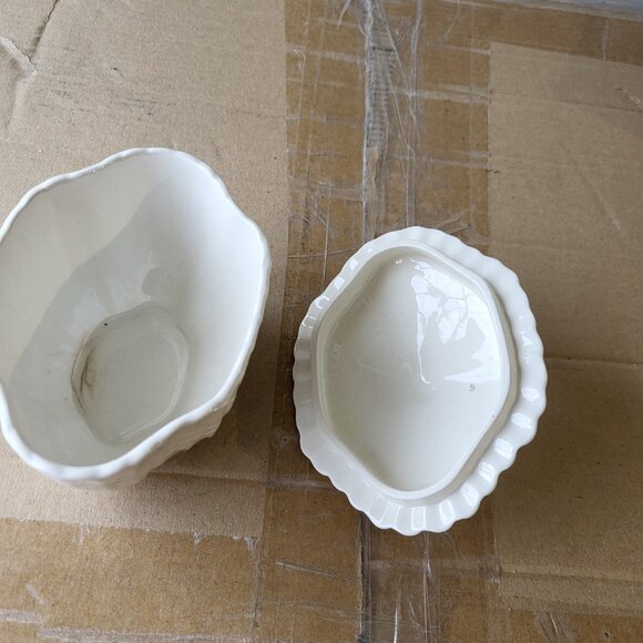 Vintage Copeland Spode Wicker Lane Covered Sugar Bowl GUC SEE PICS "BIN H" - Picture 7 of 9